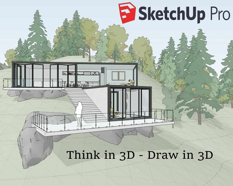 Tải SketchUp Pro 2021 Full Crack và Portable. Link Google Drive