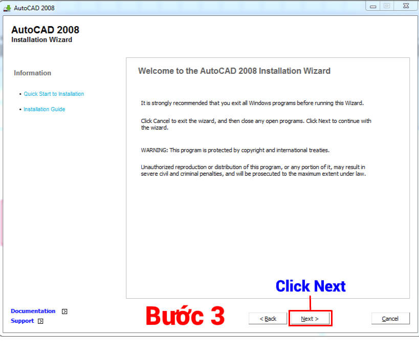 Tải Autocad 2008 32bit/64bit Full Crack - Hướng dẫn cài đặt chi tiết