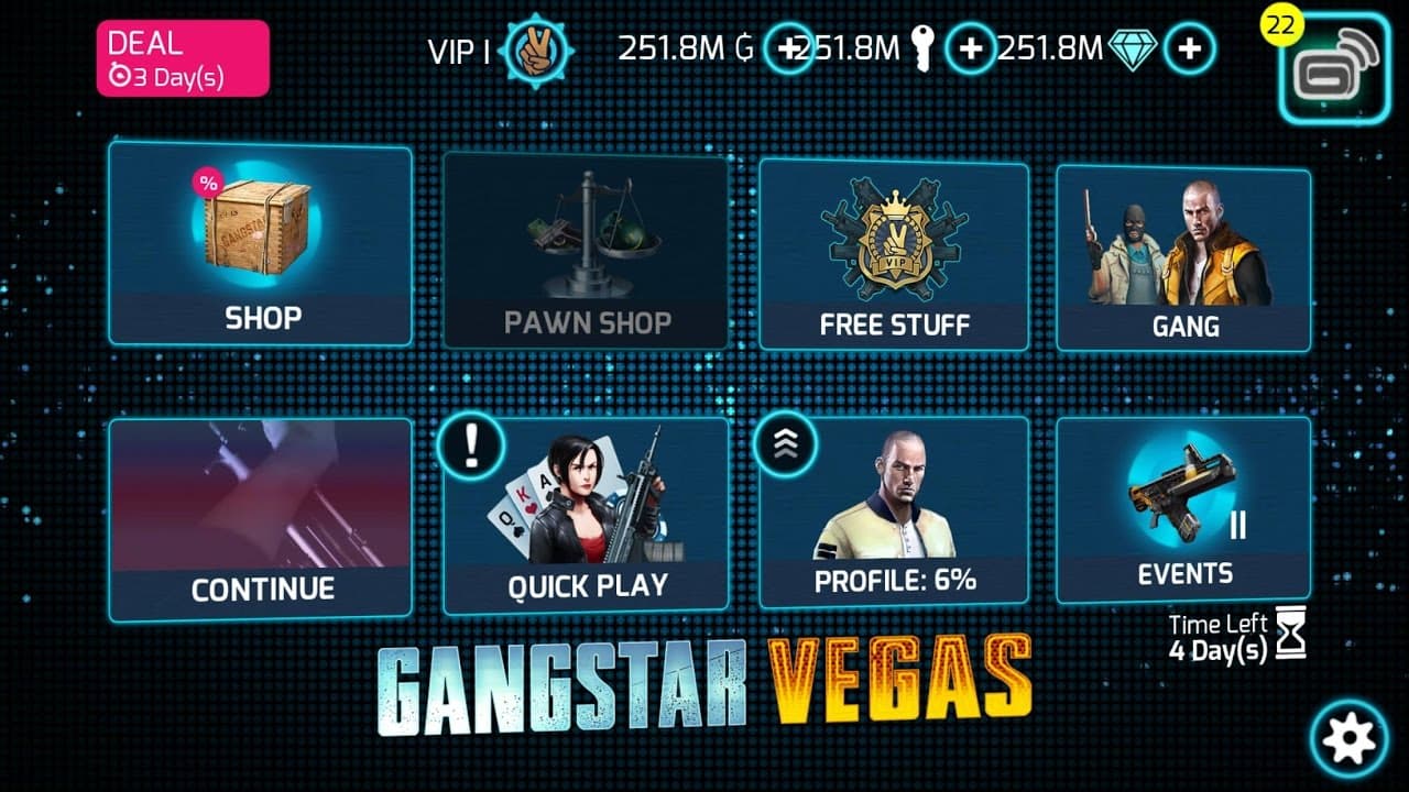 Tải game Hack Gangstar Vegas MOD apk Full Tiền 2022
