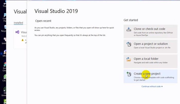 Visual studio 2019 